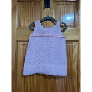 60’s Helen Lee Saks Fifth Avenue Saks Fifth Avenue Pink Textured Baby Dress